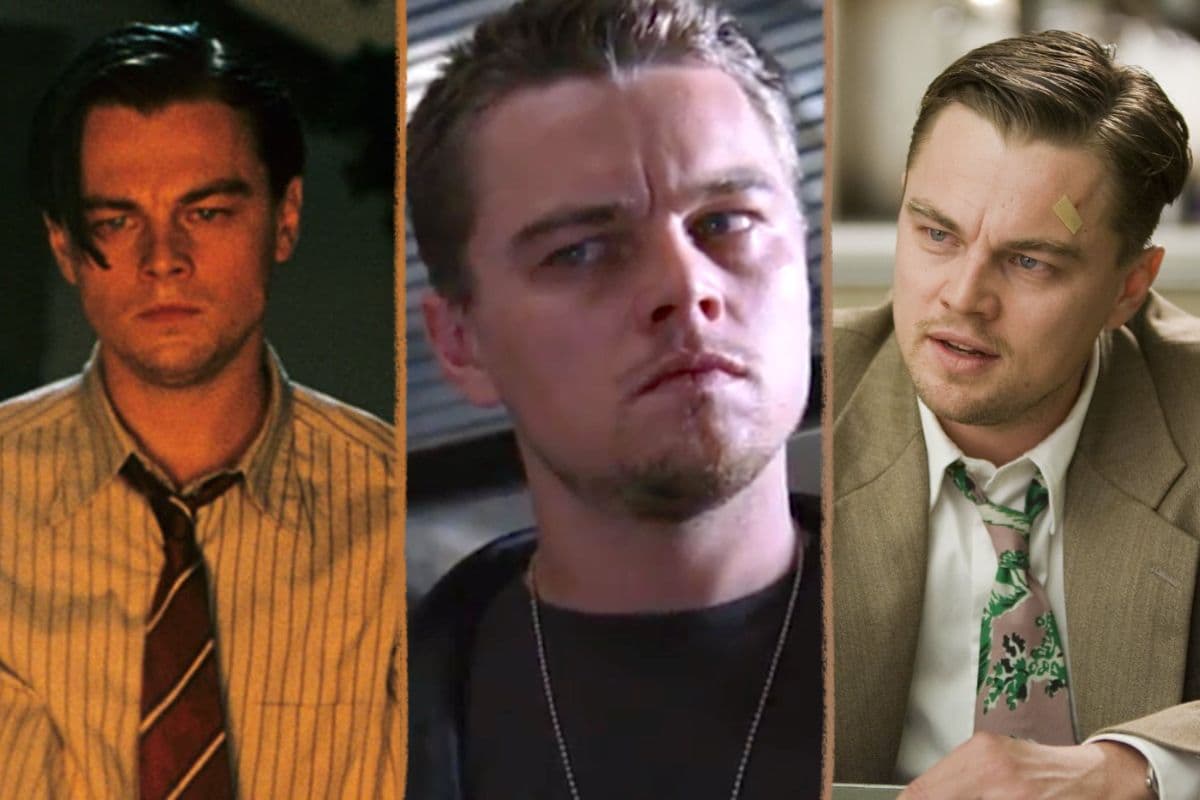 Leonardo DiCaprio in "The Aviator," "The Departed," and "Shutter Island